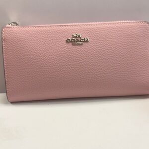 Coach Light Pink Leather Wallet